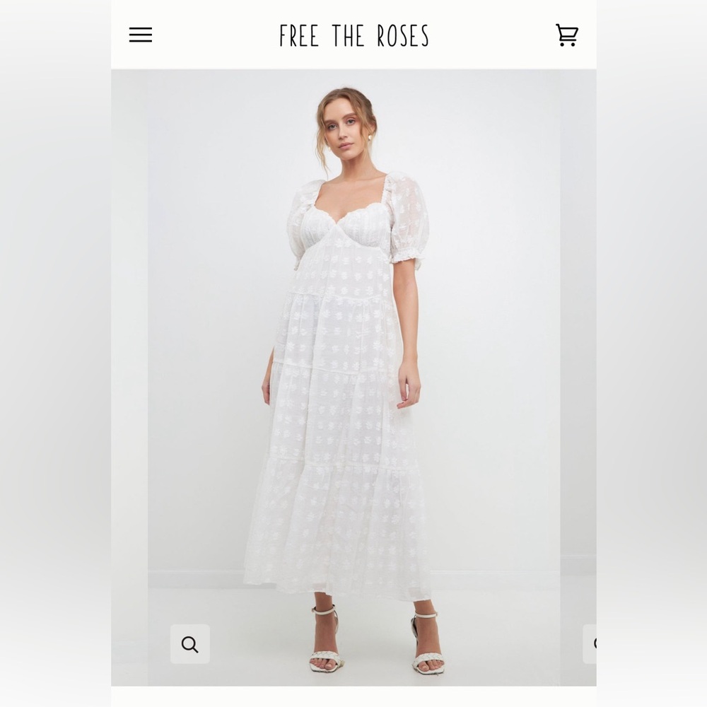 FREE THE ROSES maxi dress, size M